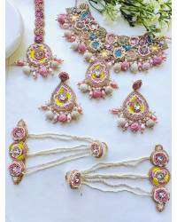 Buy Online Crunchy Fashion Earring Jewelry Yellow Quirky Beaded Parrot Drop Earrings for Women & Girls Drops & Danglers CFE2133