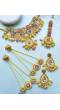 Yellow Handmade Designer Jewellery Set for Haldi & Mehendi, Carnival