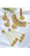 Yellow Handmade Designer Jewellery Set for Haldi & Mehendi, Carnival