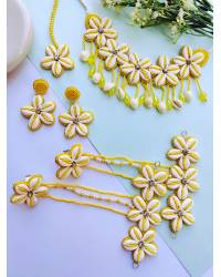 Buy Online Crunchy Fashion Earring Jewelry SurajMukhi Earrings- Unique Beaded Sunflower Earrings for Women & Girls Drops & Danglers CFE2032