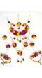 Dulhaniya Multicolored Haldi-Mehndi Floral Jewelry Set