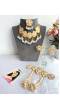 White-Musturd Yellwo Mehndi and Haldi White Floral Jewellery Set