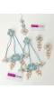 Sky-Blue & Pink Handmade Carnival Jewelry for haldi, Mehndi