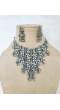 Afghan Boho Charm Oxidized Silver Choker Jewelry Set for Women and Girls