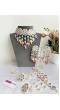 Floral Fiesta Pink-Orange Jewellery Set for Haldi & Mehndi