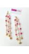 Pink-Baby Pink Handmade Floral Jewelry Set Haldi-Mehndi
