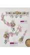 Pastel Hues 3D Floral Handmade Jewellery Set for Haldi