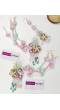 Pastel Hues 3D Floral Handmade Jewellery Set for Haldi