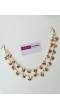 Pink-Orange Pearls Sea Shell Jewellery with Kalira for Haldi