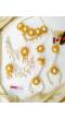 Yellow Pearl & Sea Shell Jewellery Set for Haldi-Mehndi