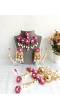 Pink Pearl & Cowrie haldi Jewellery Set with Kaliras, Ear Chain