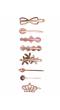 Multi-Color Hair Pins and Clips for Women/Girl's Pack of 8
