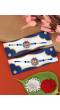 Crunchy Fashion Blue Peacock Meenakari Rakhi Set Pack of 2 With Roli & Chawal CFRKH0075