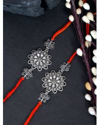 Buy Online Crunchy Fashion Earring Jewelry Crunchy Fashion Bracelet Pearl Kundan Rakhi & Chocolates GCFRKH0102  Rakhi GCFRKH0102