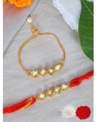 Buy Online Crunchy Fashion Earring Jewelry CFRKH0216 Rakhi CFRKH0216