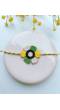 Handmade Multicolor Flower Rakhi for Bhai-Bhabhi