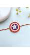 Captain America Handmade Kids Rakhi for Raksha Bandhan CFRKH0225