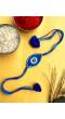 The Evil Eye Hand Beaded Rakhi - Perfect for Raksha Bandhan 2024