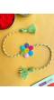 Multicolored Floral Handmade Rakhi for Sister, Bhabhi