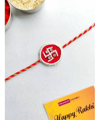 Satvik Handmade Beaded Rakhi for Brother