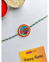 Buy Online Crunchy Fashion Earring Jewelry Handmade Spiderman-Captain America Rakhi Combo for Kids Rakhi CFRKH0261