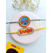 Bhai & Bhabhi Handmade Rakhi Set | Raksha Bandhan