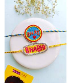Bhai & Bhabhi Handmade Rakhi Set | Raksha Bandhan