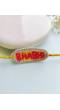 Pink Handmade Rakhi for Bhabhi