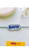 Handmade Blue Bhaiya Rakhi for Brother