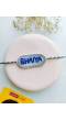 Handmade Blue Bhaiya Rakhi for Brother