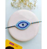 Blue Evil Eye Handmade Rakhi for Brother