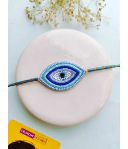 Blue Evil Eye Handmade Rakhi for Brother