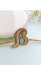 Personalized Initials 'A' Handmade Rakhi for Brother