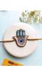 Handmade Hamza Hand Rakhi for Bhiya, Bhabhi