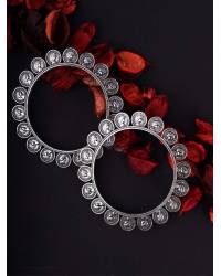 Buy Online Crunchy Fashion Earring Jewelry Tribal Oxidised Silver bohemian Earrings Combo Jewellery CMB0041