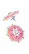 Crunchy Fashion Pink Meenakari Stud Earring RAE13183