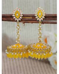 Buy Online Royal Bling Earring Jewelry Gold Metal Dangle and Drop Earrings Combo Jewellery CMB0303