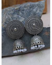 Buy Online Royal Bling Earring Jewelry Indian Rajasthan Blue Meenakari Ethnic Peacock Trendy Stylish Earring RAE0885 Jewellery RAE0885