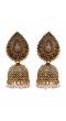 Indian Traditional Gold-Plated Jhumka Jhumki  Earrings RAE1553