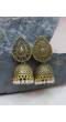Indian Traditional Gold-Plated Jhumka Jhumki  Earrings RAE1553