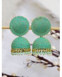 Buy Online Royal Bling Earring Jewelry Traditional Floral Hand Painted Multicolor Kundan  Meenakari Jhumka Earrings RAE1311 Jewellery RAE1311