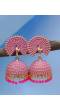 Traditional Golden Pink Peacock Pearl Earrings  RAE1584