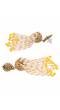 Punjabi Traditional  Gold Finished Yellow Pearl  Jhumki Style Earrings RAE1641
