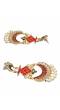 Royal Heavy Chandbali Gold-Plated Drop & Dangler Earrings RAE1694
