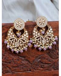 Buy Online Crunchy Fashion Earring Jewelry Floral Long Dangler Earrings CFE1650 Jewellery CFE1650