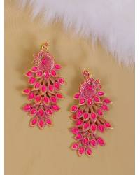Buy Online Royal Bling Earring Jewelry New Collection Of Chandbali Earrings Gold- Aqua Colour RAE1252 Jewellery RAE1252