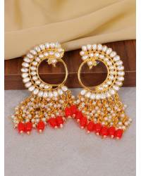 Buy Online Crunchy Fashion Earring Jewelry Afghani Black Earrings Metal Drops Jewellery CFE0794
