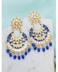 Buy Online Crunchy Fashion Earring Jewelry Traditional Gold Plated Multi Color Dangler Earrings RAE0599 Jewellery RAE0599
