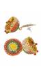Crunchy Fashion Multicolor Gujarati Style Bollywood Jhumka Earrings RAE2080
