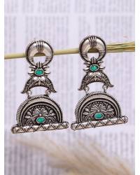 Buy Online Royal Bling Earring Jewelry Crunchy Fashion Long Gold Plated Triple Step Layered Kundan  Jhumka Earring  RAE2005 Jewellery RAE2005
